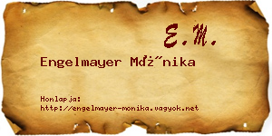 Engelmayer Mónika névjegykártya