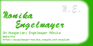 monika engelmayer business card